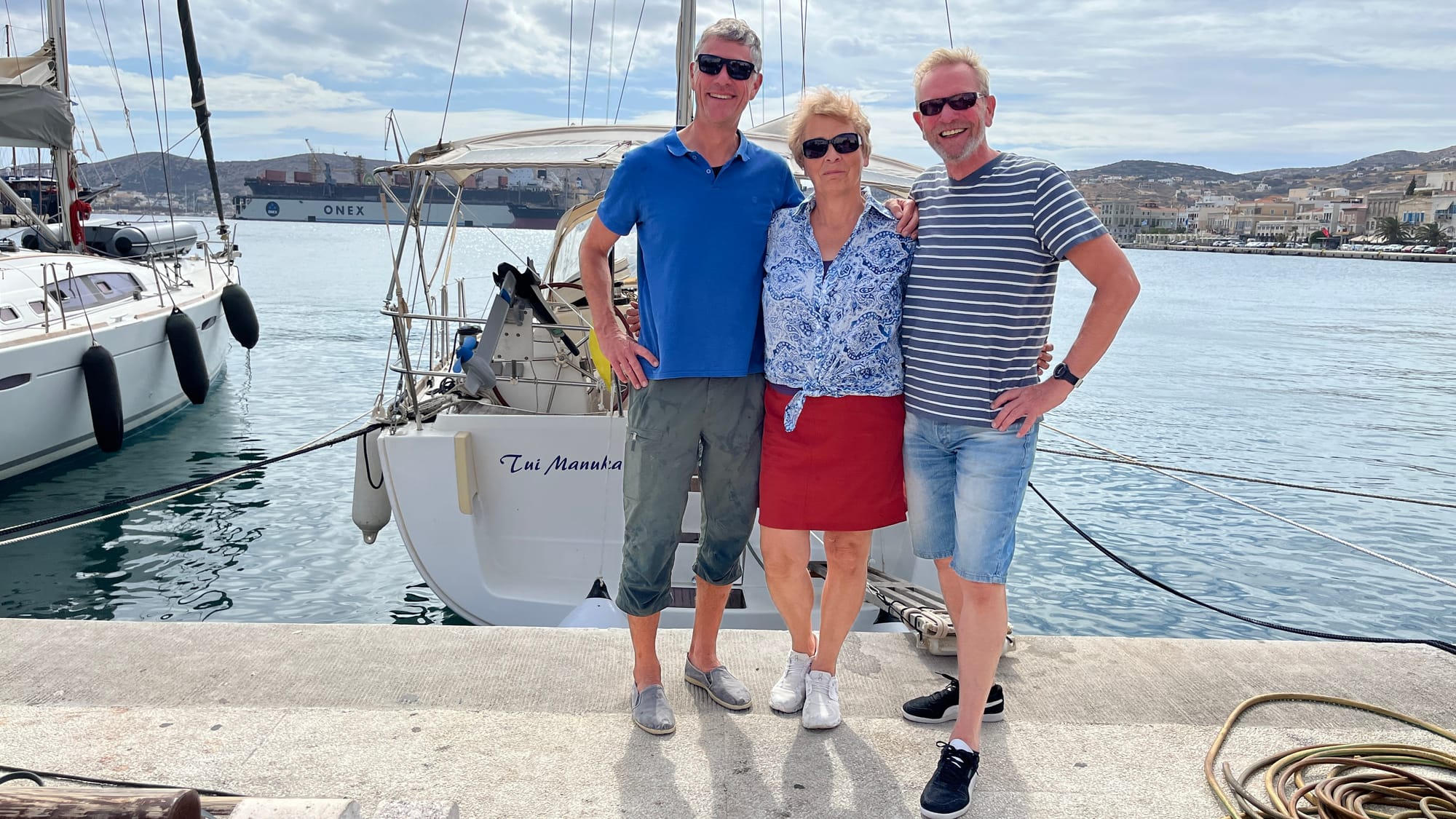 Zu dritt von Leros auf die Kykladen