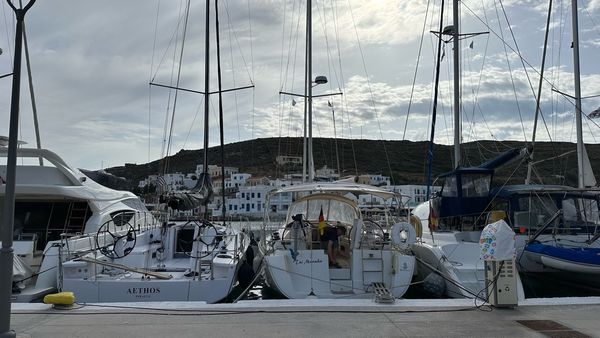 Viel Wind auf Kythnos