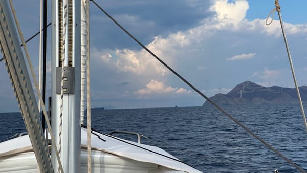 Zu zweit von Syros nach Poros